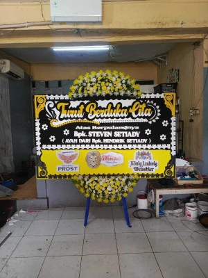 Papan Bunga di Kampung Rawa