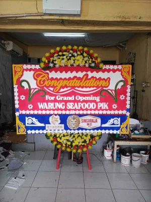 Papan Bunga di Kampung Rawa